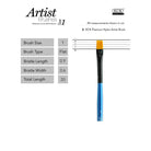 KCK Golden Nylon Brush Flat 568F #1