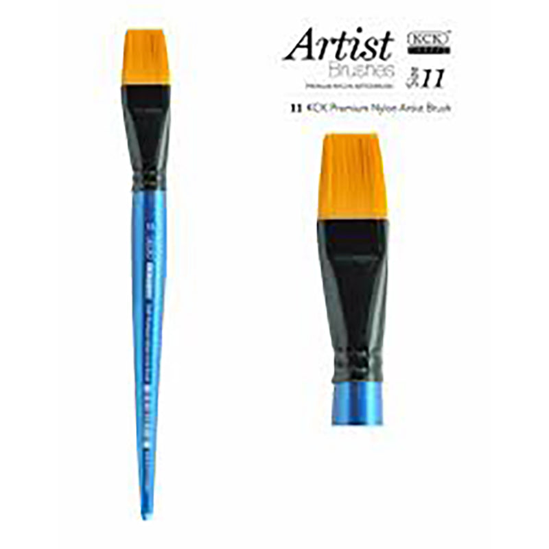 KCK Golden Nylon Brush Flat 568F #3