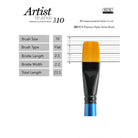 KCK Golden Nylon Brush Flat 568F #10