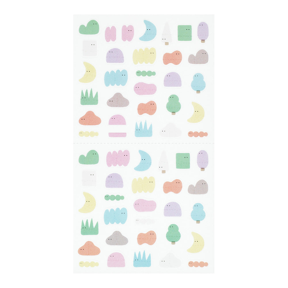MIDORI Sticker 2746 Side-Frame Loose Illustration