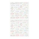 MIDORI Sticker 2744 Text Anniversary