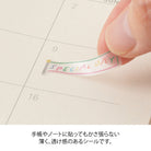 MIDORI Sticker 2744 Text Anniversary