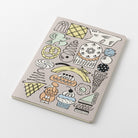 MIDORI Yuru Log Notebook B6 Sweets & Animals