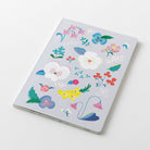 MIDORI Yuru Log Notebook B6 Floral