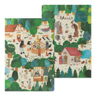 MIDORI Yuru Log Notebook B6 Forest Animal A