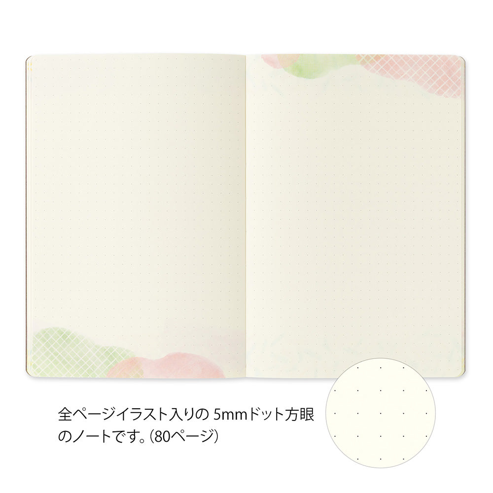 MIDORI Yuru Log Notebook B6 Watercolor A