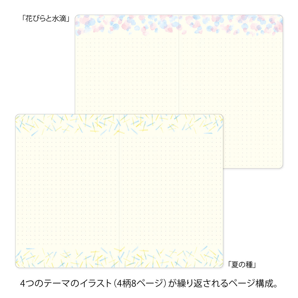 MIDORI Yuru Log Notebook B6 Watercolor A