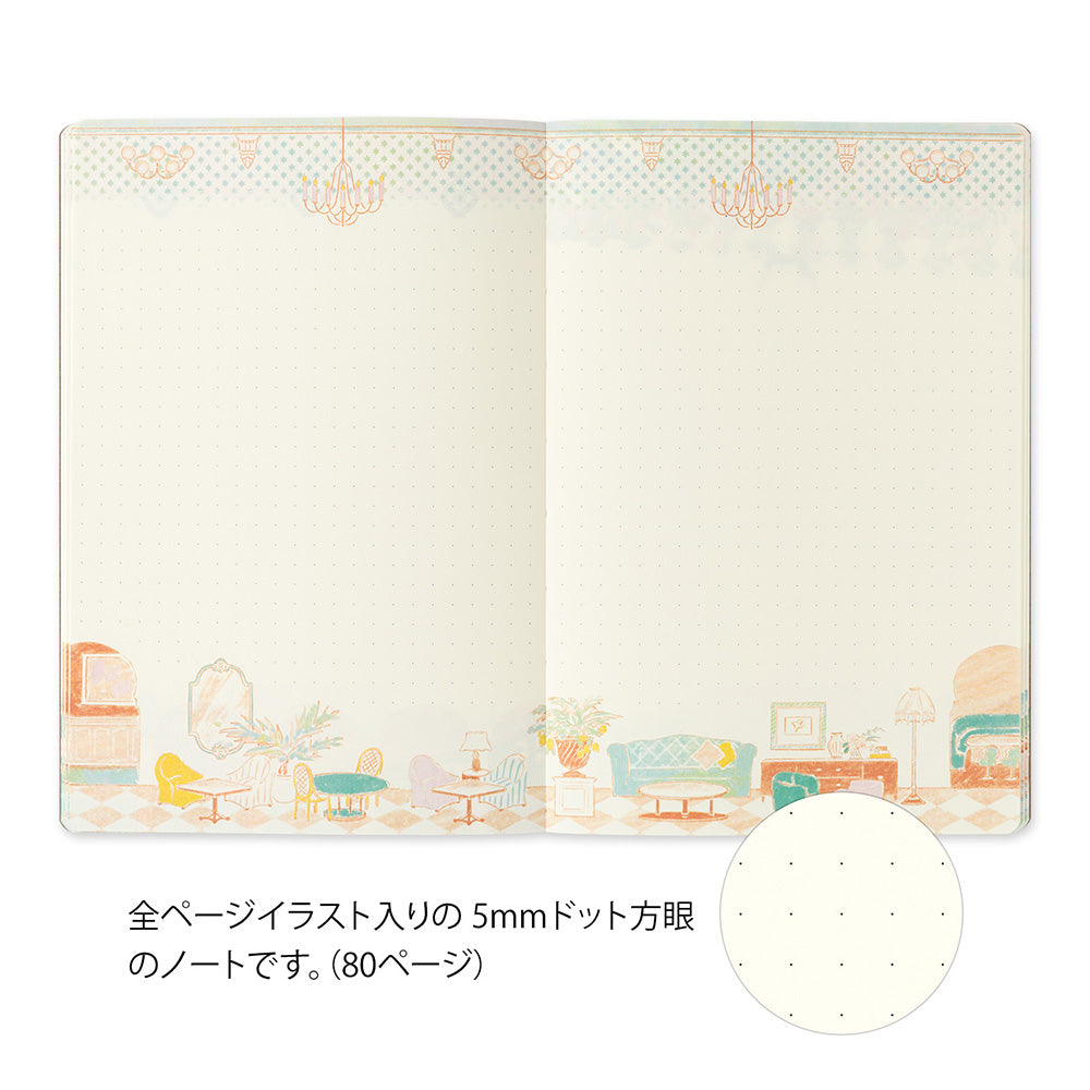 MIDORI Yuru Log Notebook B6 Travel & Hotel A