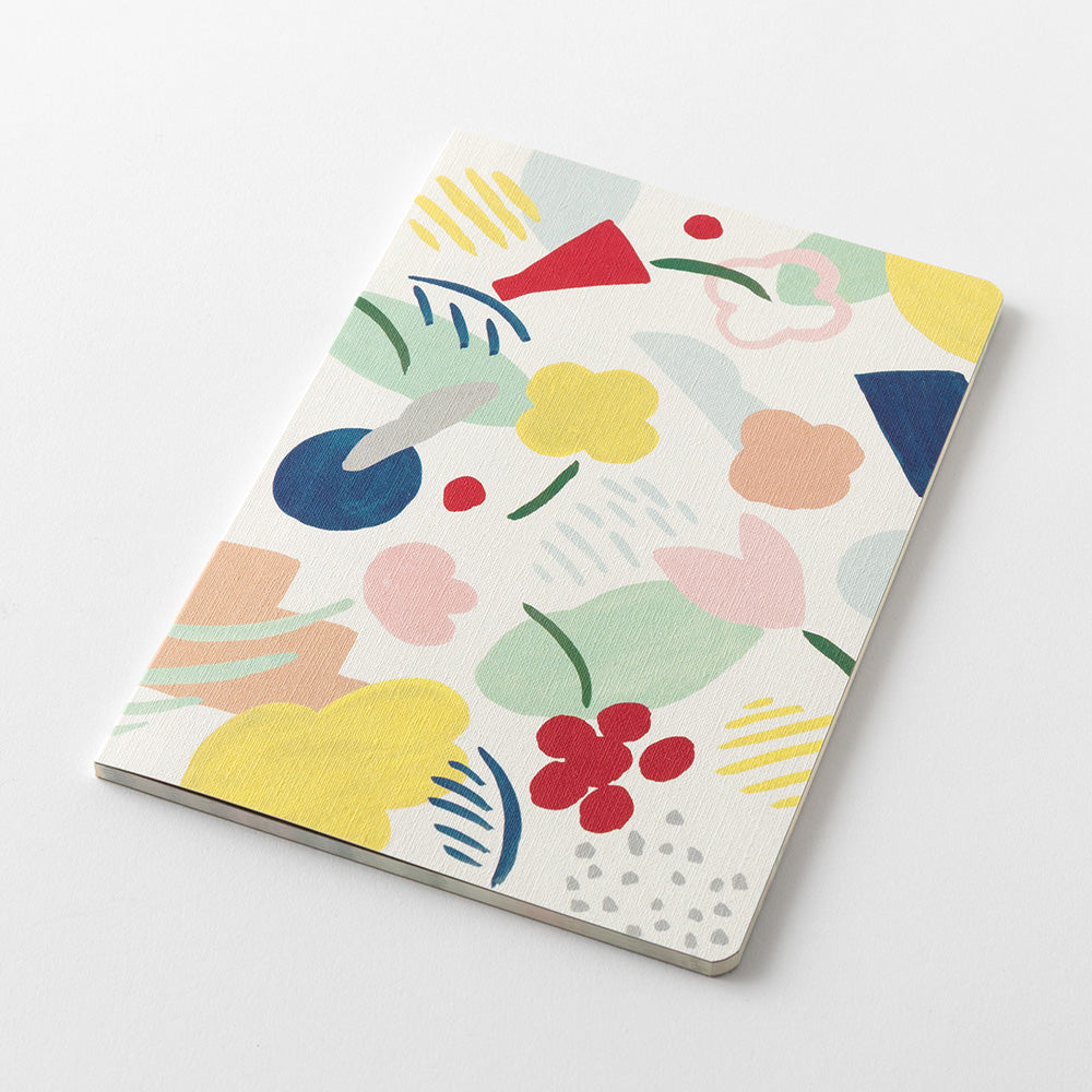 MIDORI Yuru Log Notebook B6 Motif Textile A