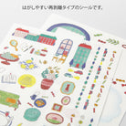 MIDORI Yuru Log Decoration Sticker 2-Sheets Daily Life