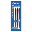 PILOT Ball Pen-1RT Value Pack Fine Black 2s Red 1s