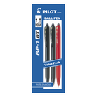 PILOT Ball Pen-1RT Value Pack Medium Black 2s Red 1s