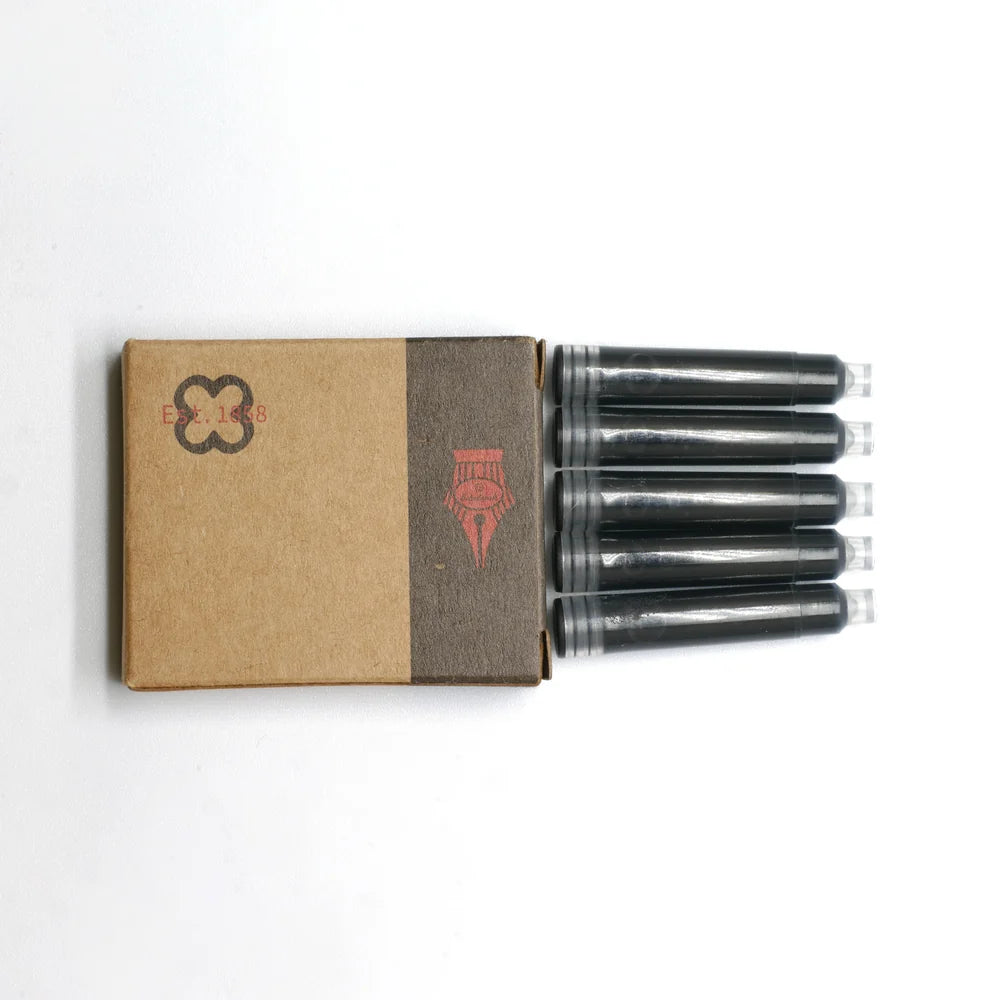 ESTERBROOK Fountain Pen Ink Cartridge 5s Black