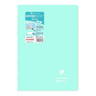 CLAIREFONTAINE Koverbook Blush Stapled Notebook A4 96p Ruled Mint (971773C)