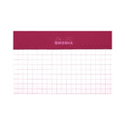 RHODIA Colors Matched Ruling Head Stapled Pad No.16 A5 14.8x21cm 5x5 Sq Plum