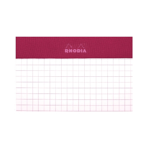 RHODIA Colors Matched Ruling Head Stapled Pad No.16 A5 14.8x21cm 5x5 Sq Plum