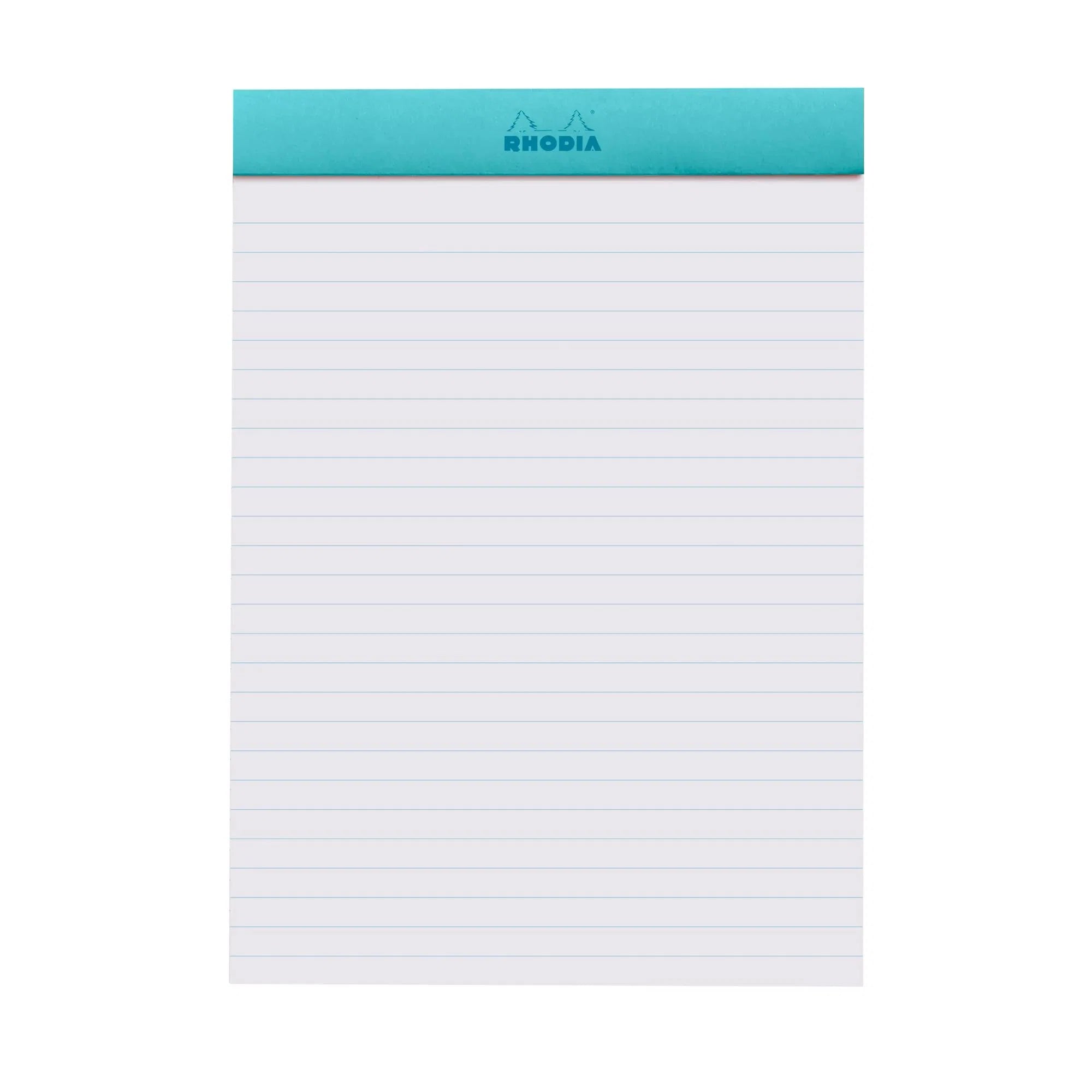 RHODIA Colors Matched Ruling Head Stapled Pad No.16 A5 14.8x21cm Lined Azure