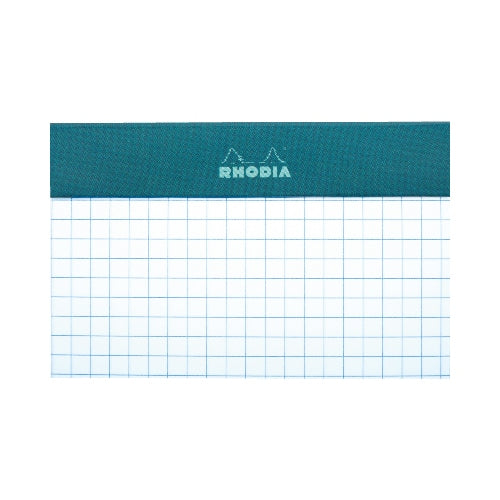 RHODIA Colors Matched Ruling Head Stapled Pad No.16 A5 14.8x21cm 5x5 Sq Peacock