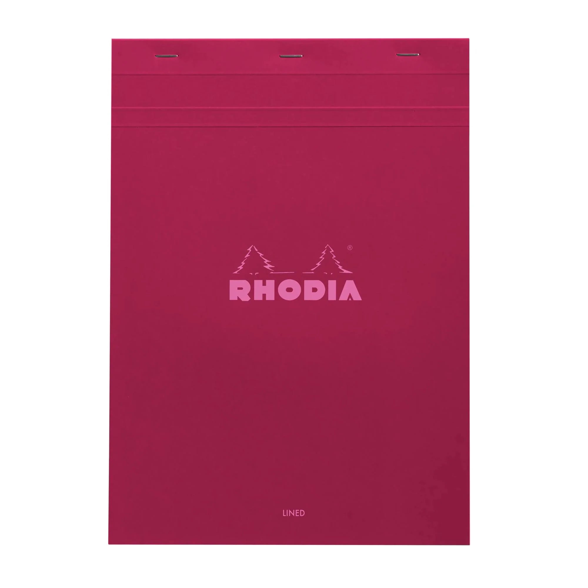 RHODIA Colors Matched Ruling Head Stapled Pad No.18 A4 21x29.7cm Lined Plum
