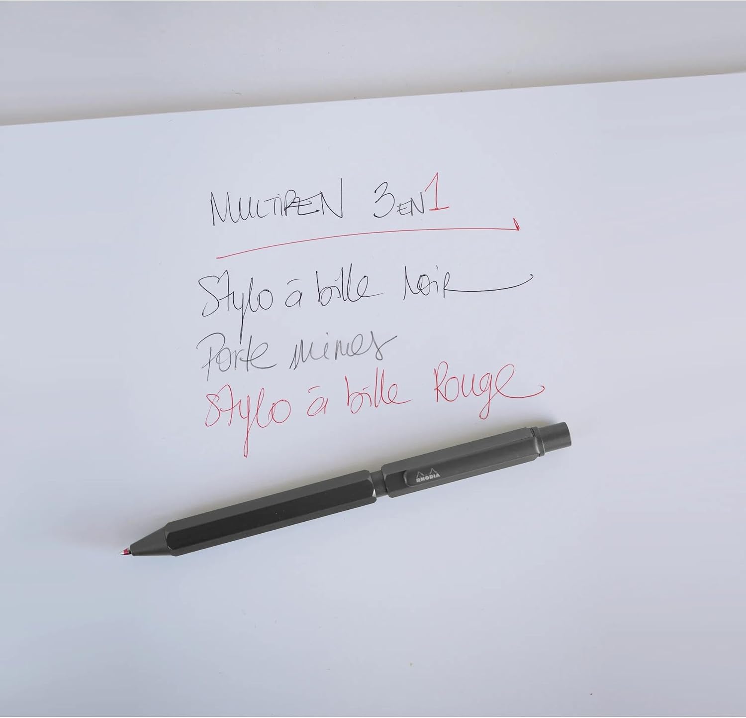 RHODIA scRipt Multi Pen 3-in-1 Titanium