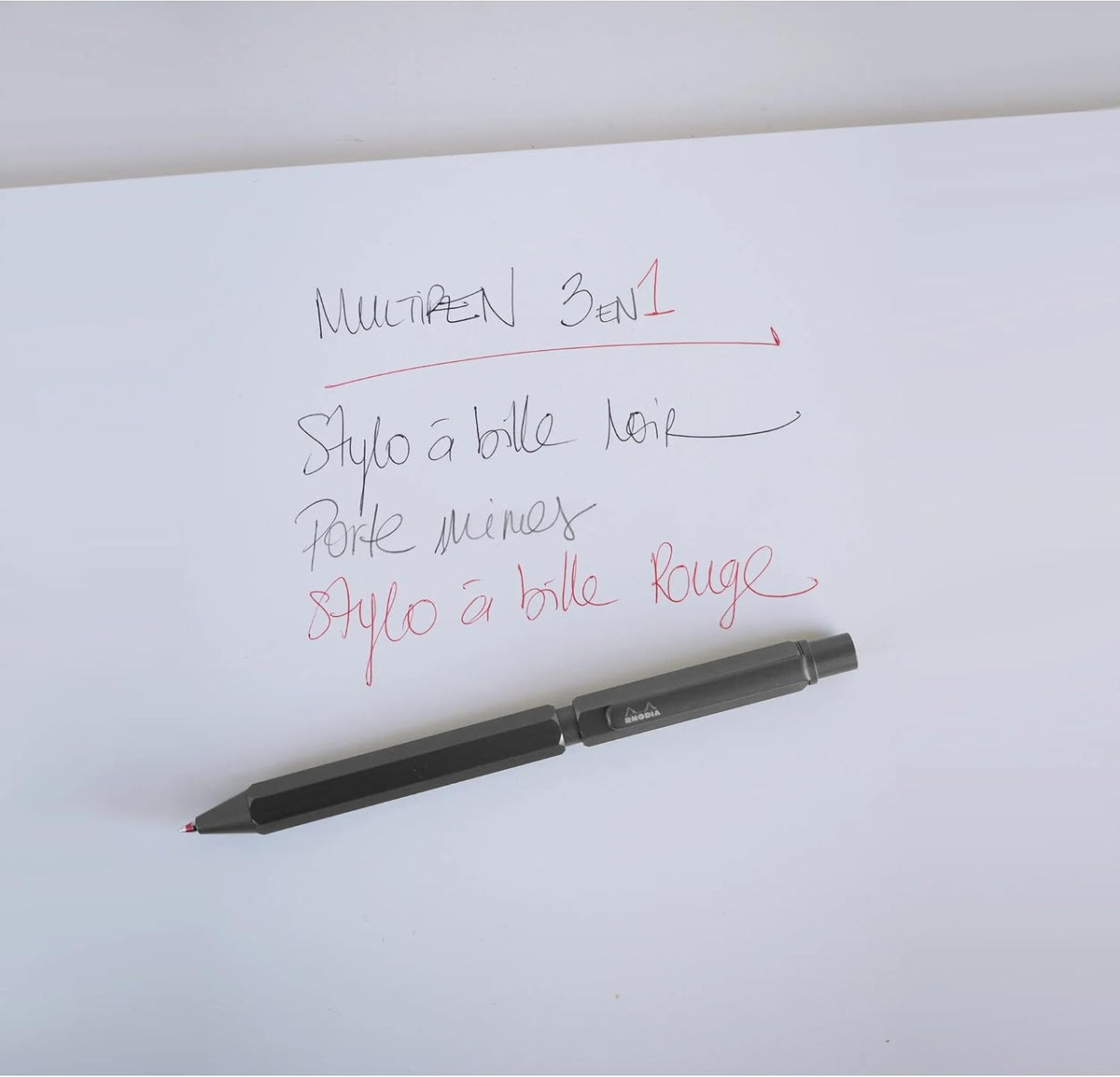 RHODIA scRipt Multi Pen 3-in-1 Titanium