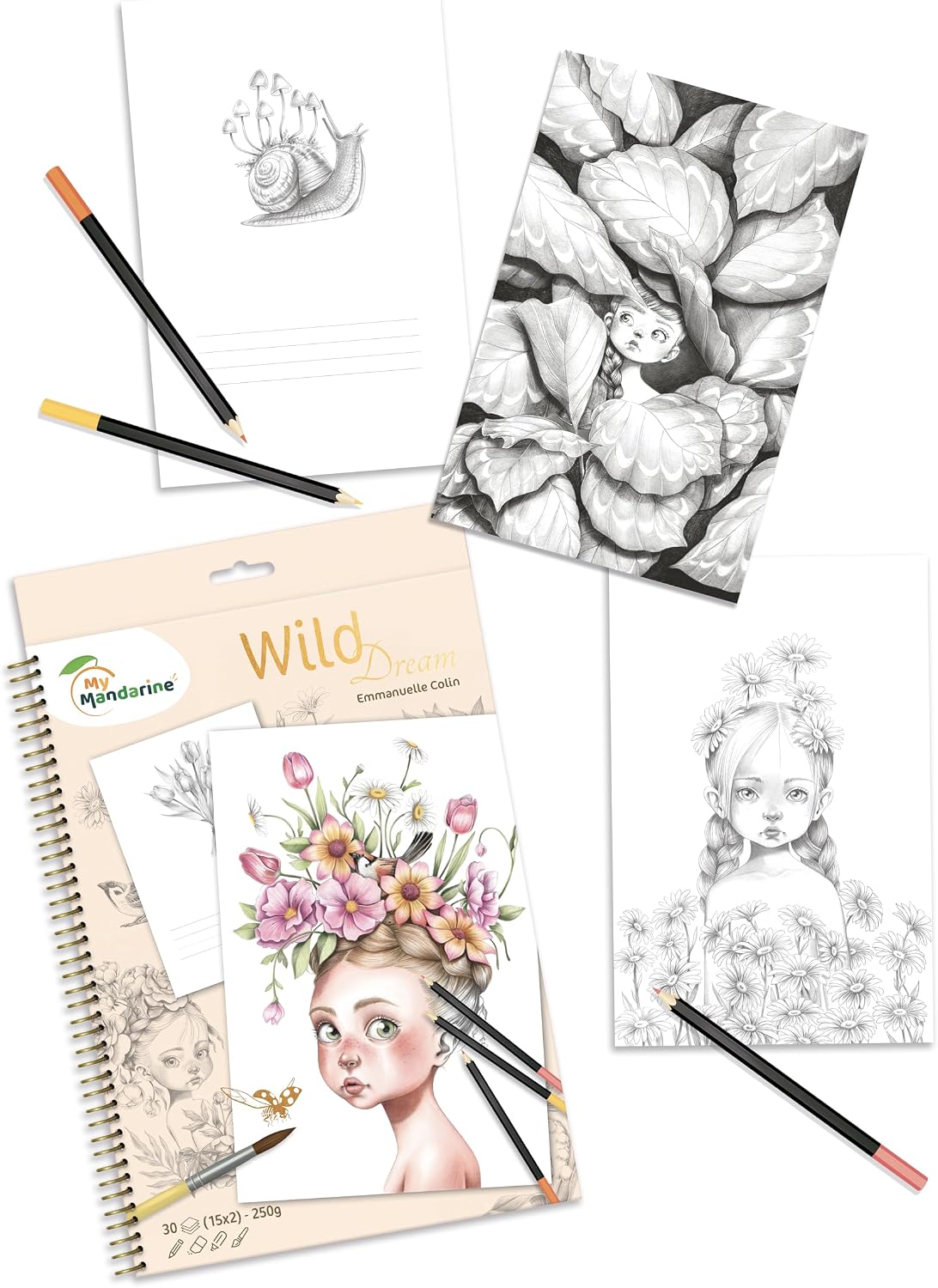MYMANDARINE Coloriage Wild A4 Wild Dream