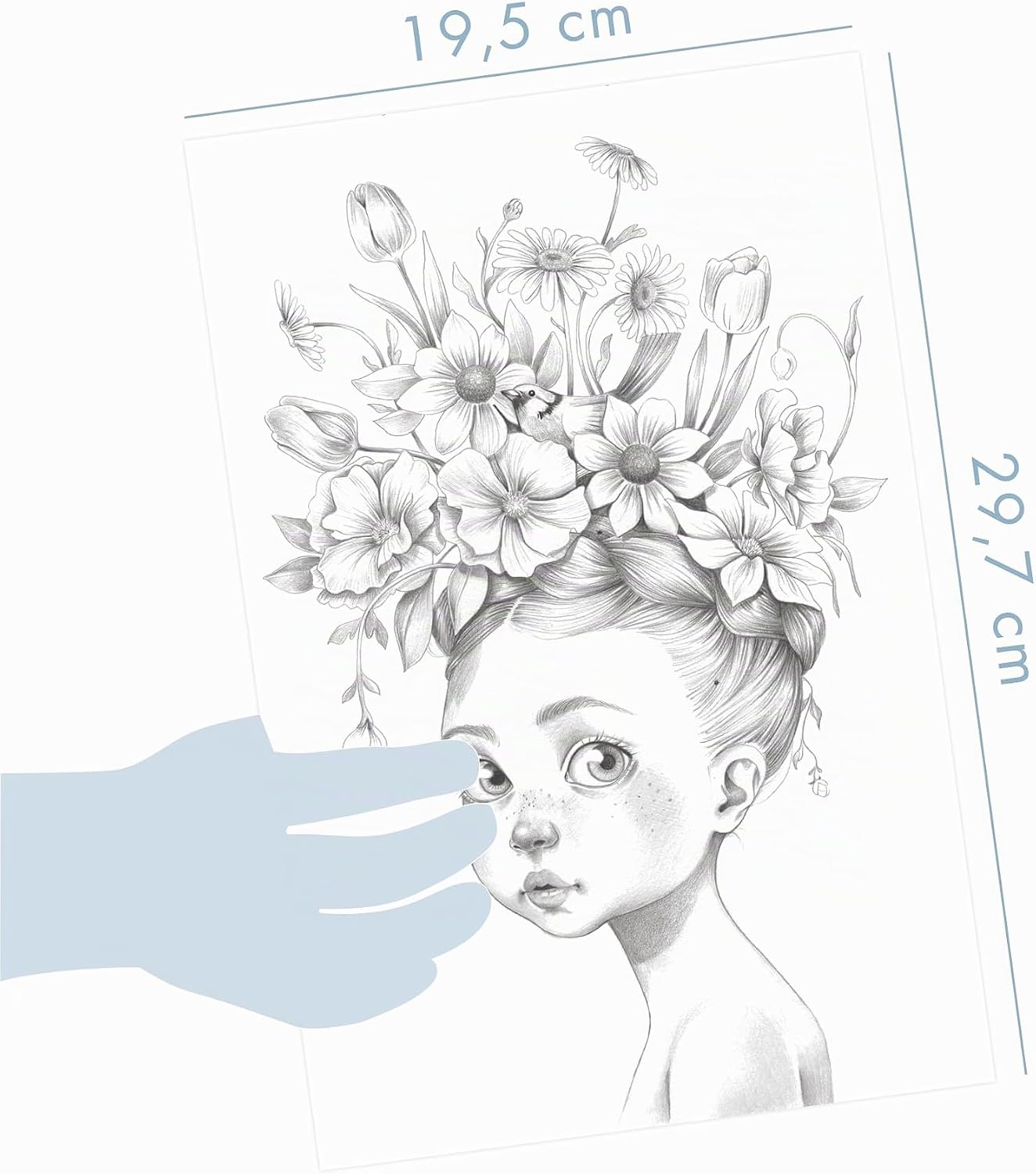MYMANDARINE Coloriage Wild A4 Wild Dream