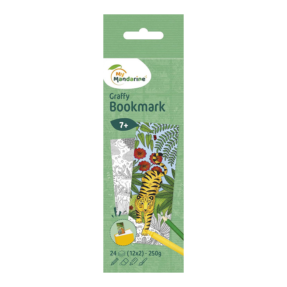 MYMANDARINE Graffy Bookmark Forest