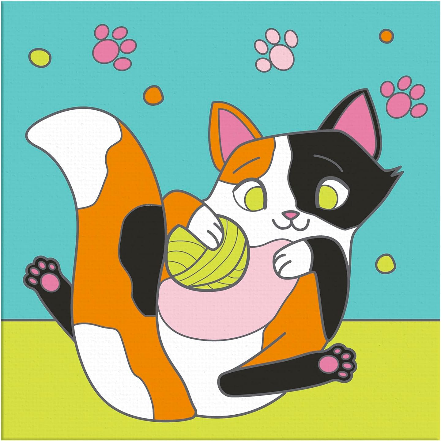 MYMANDARINE Graffy Paint Cat