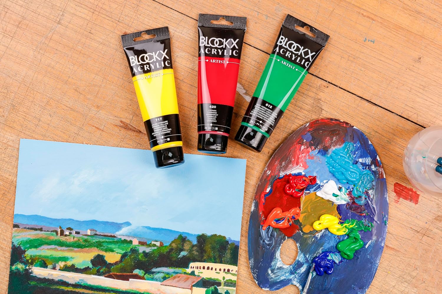 BLOCKX Artist Acrylic 120ml Blockx Red (455)