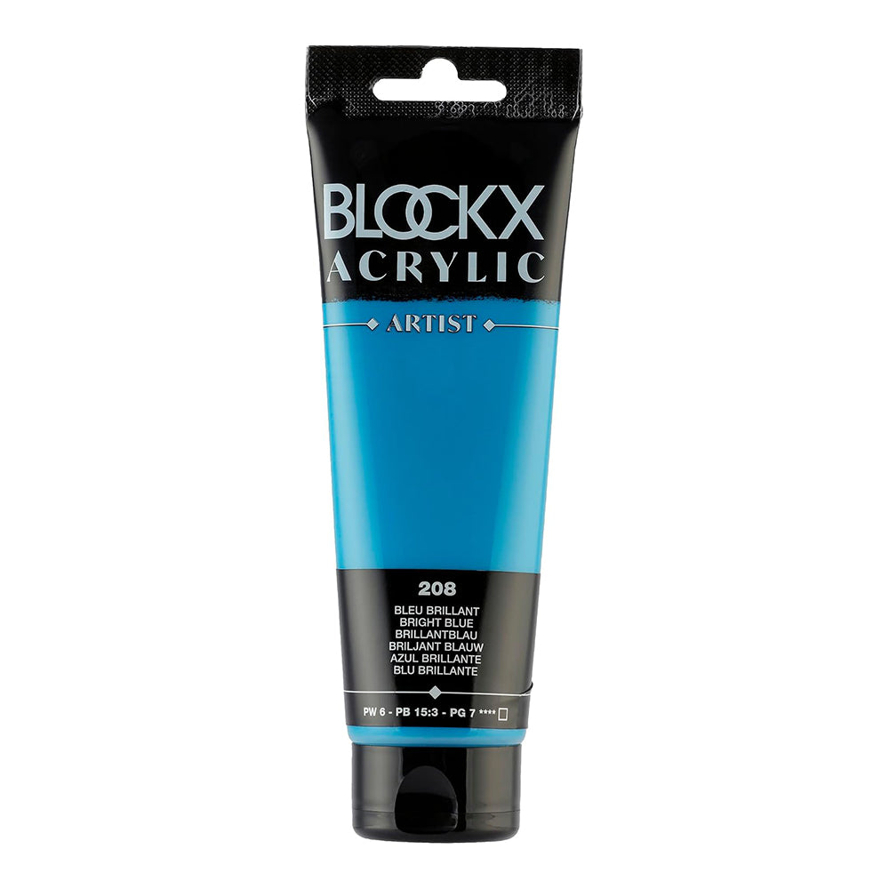 BLOCKX Artist Acrylic 120ml Brillian Blue (208)