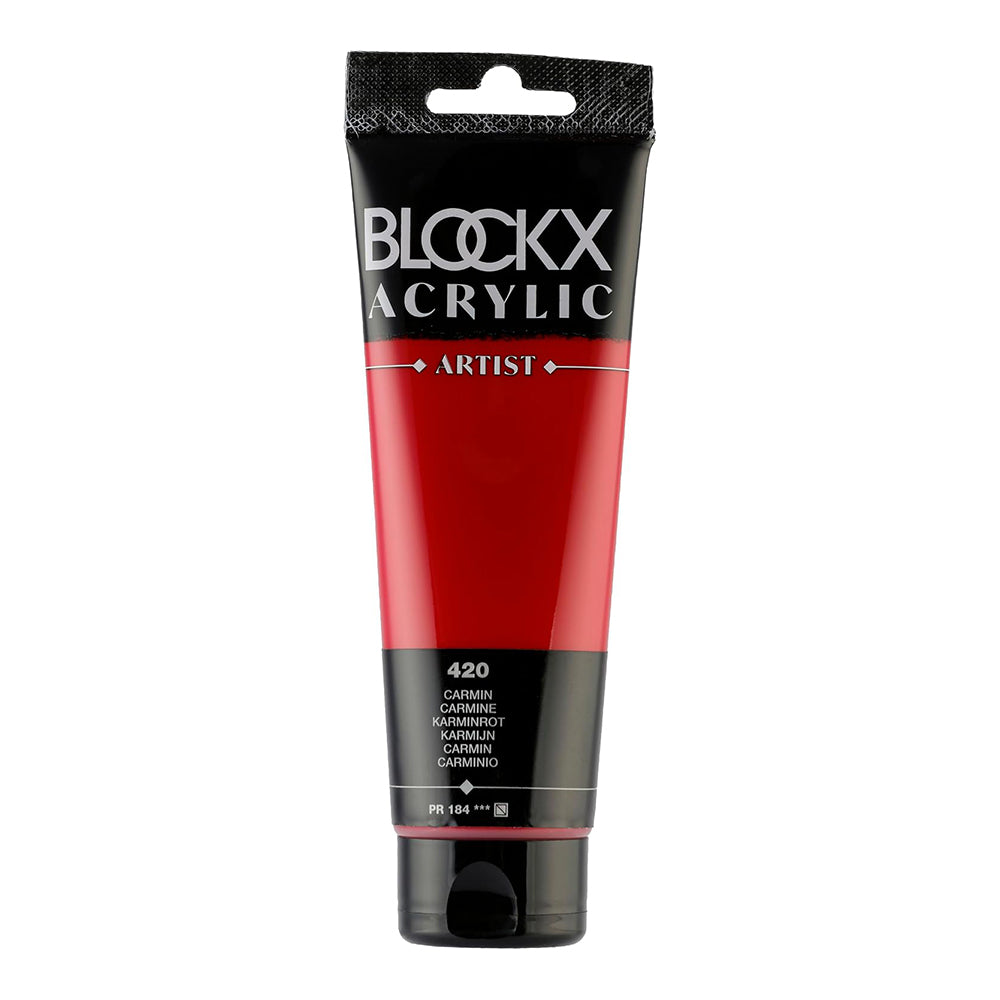 BLOCKX Artist Acrylic 120ml Carmine (420)