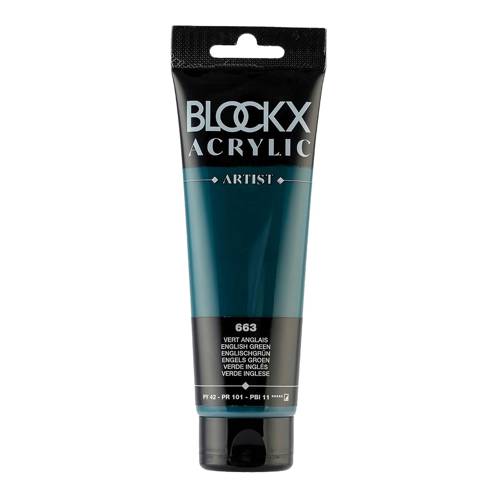 BLOCKX Artist Acrylic 120ml English Green (663)