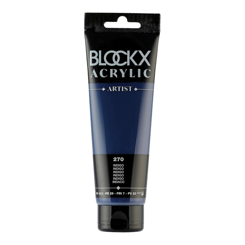 BLOCKX Artist Acrylic 120ml Indigo (270)