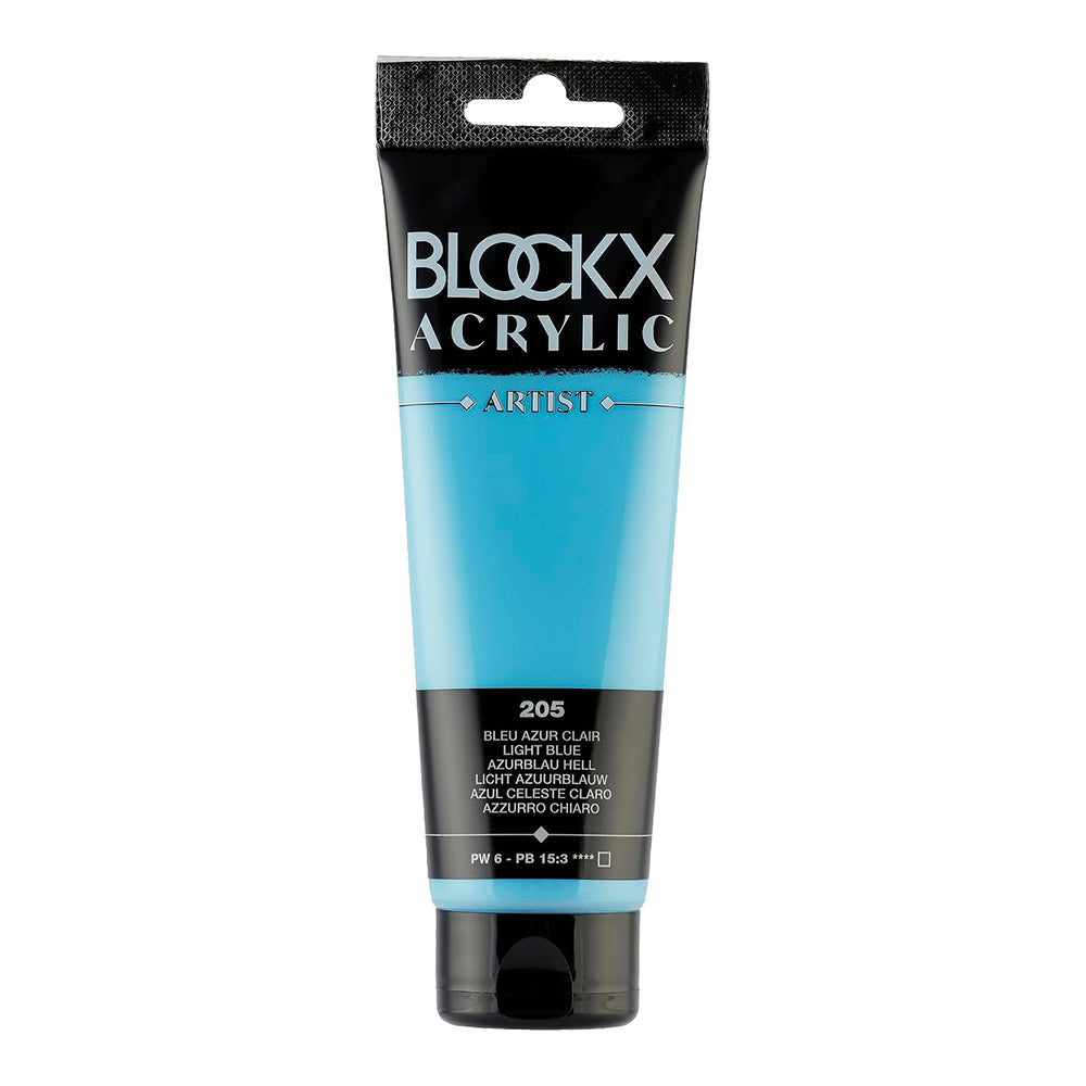 BLOCKX Artist Acrylic 120ml Light Azure Blue (205)