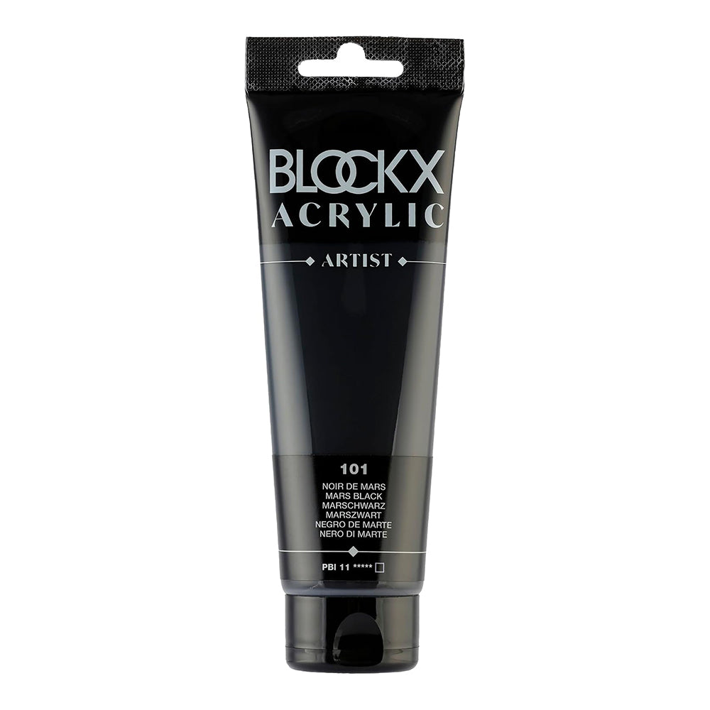 BLOCKX Artist Acrylic 120ml Mars Black (101)