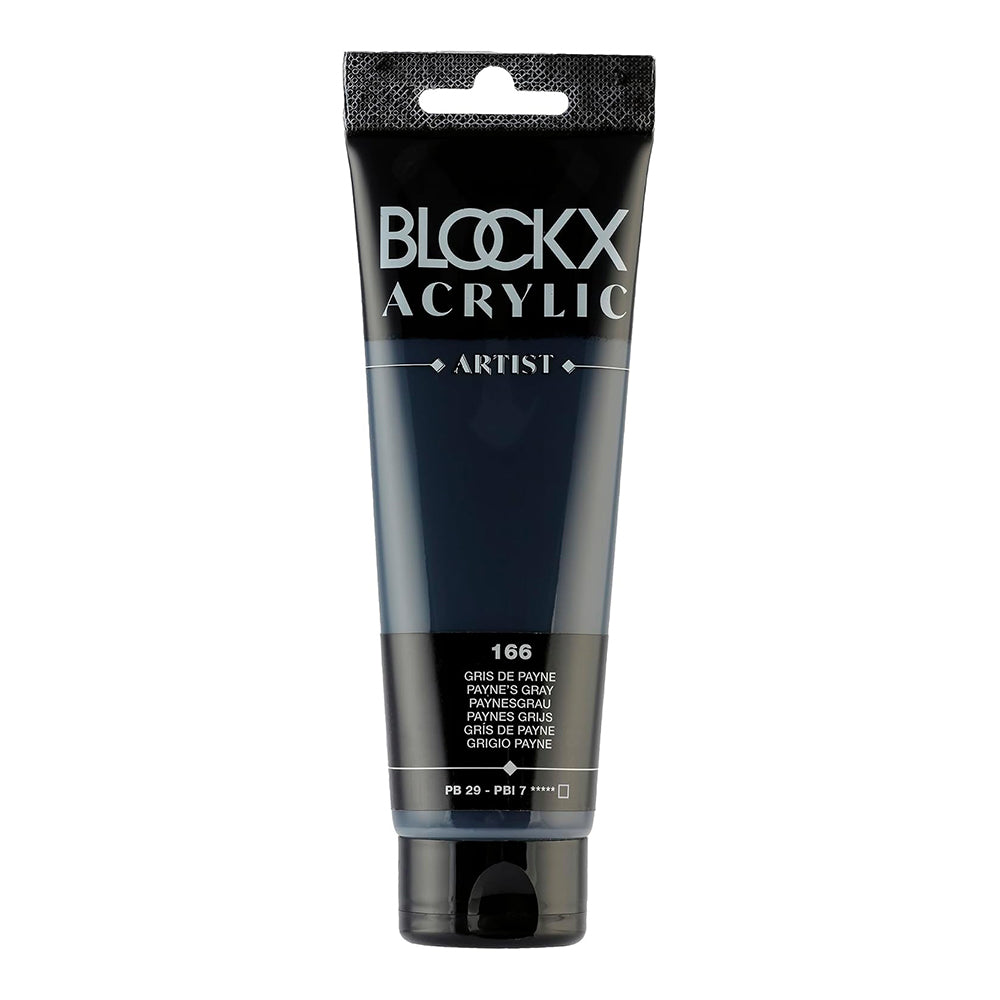 BLOCKX Artist Acrylic 120ml Payne Grey (166)