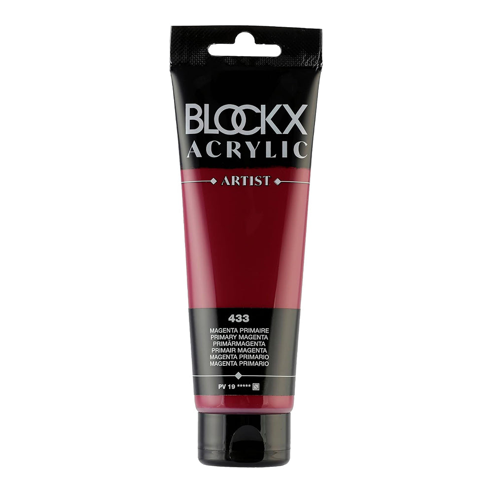 BLOCKX Artist Acrylic 120ml Primary Magenta (433)