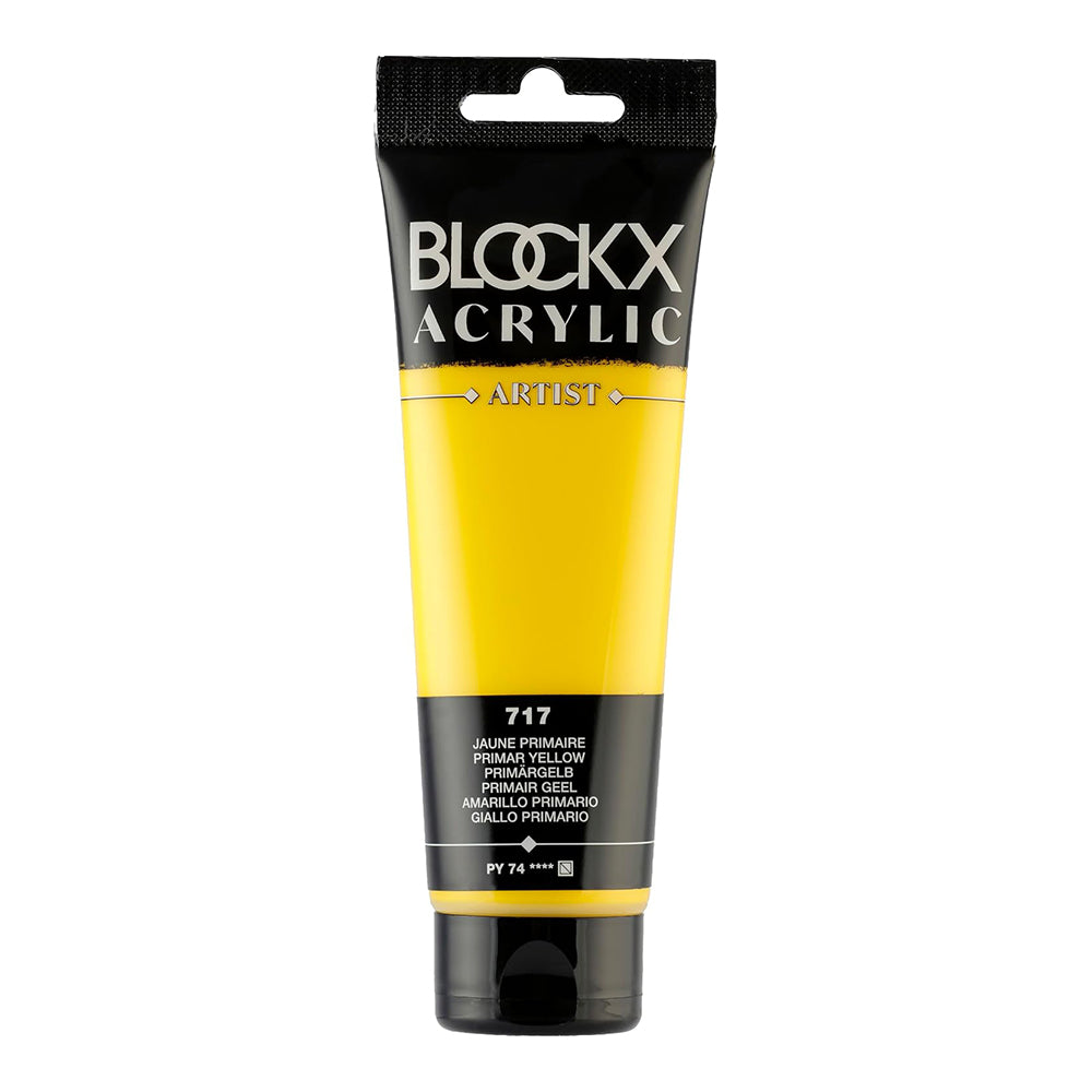 BLOCKX Artist Acrylic 120ml Primary Yellow (717)