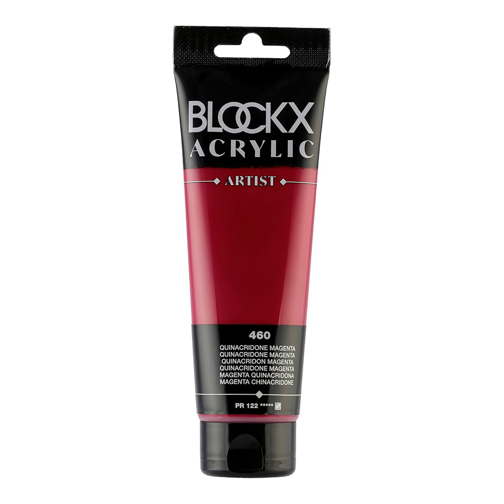 BLOCKX Artist Acrylic 120ml Quinacridone Magenta (460)