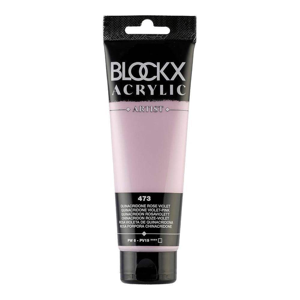 BLOCKX Artist Acrylic 120ml Quinacridone Pink Violet (473)