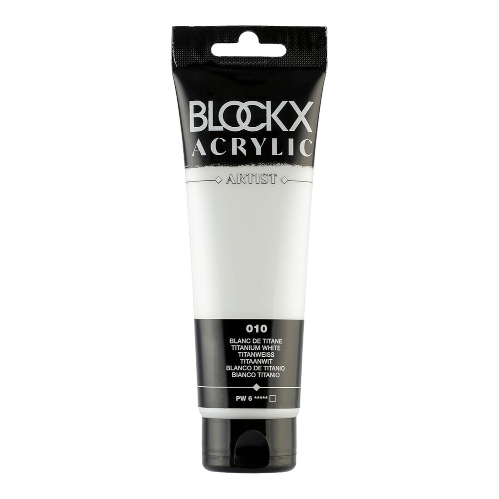 BLOCKX Artist Acrylic 120ml Titanium White (010)