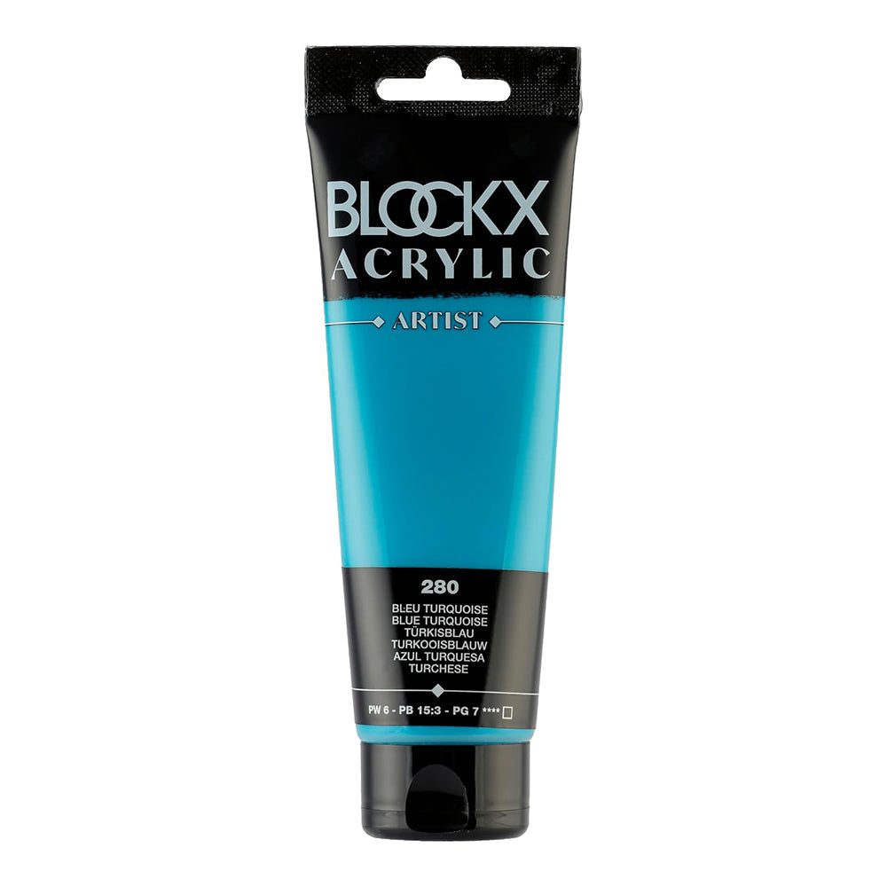 BLOCKX Artist Acrylic 120ml Turquoise Blue (280)