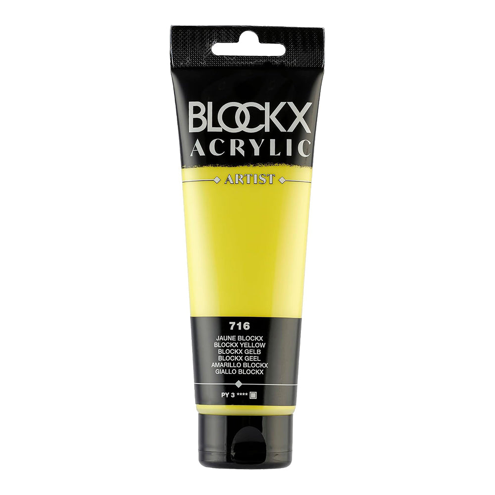 BLOCKX Artist Acrylic 120ml Blockx Yellow (716)