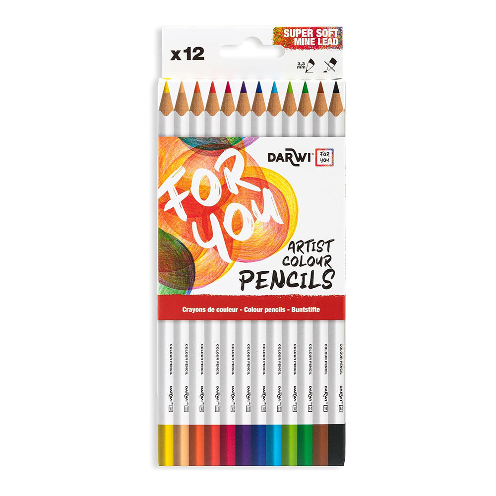 DARWI FOR YOU Artist Colour Pencils Set of 12
