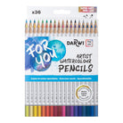 DARWI FOR YOU Watercolour Pencils Set of 36