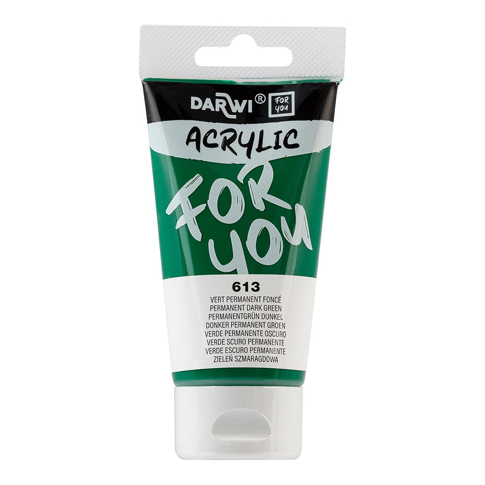 DARWI FOR YOU Acrylic 75ml Permanent Dark Green (613)