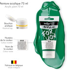 DARWI FOR YOU Acrylic 75ml Permanent Dark Green (613)