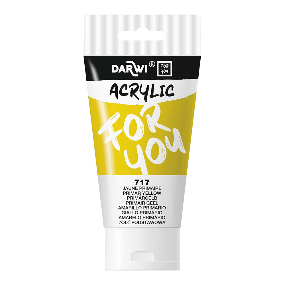 DARWI FOR YOU Acrylic 75ml Primary Yellow (717)