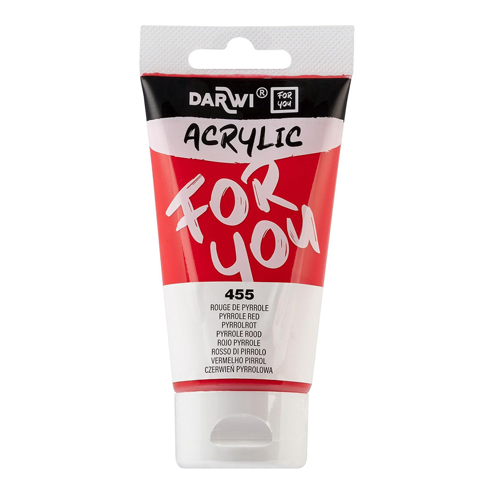 DARWI FOR YOU Acrylic 75ml Pyrrole Red (455)
